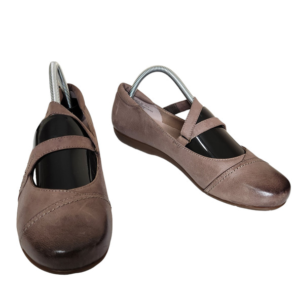 Abeo B.I.O. System Tiara Leather Mary Jane‎ Women's Size 8 Narrow Brown - Picture 1 of 11